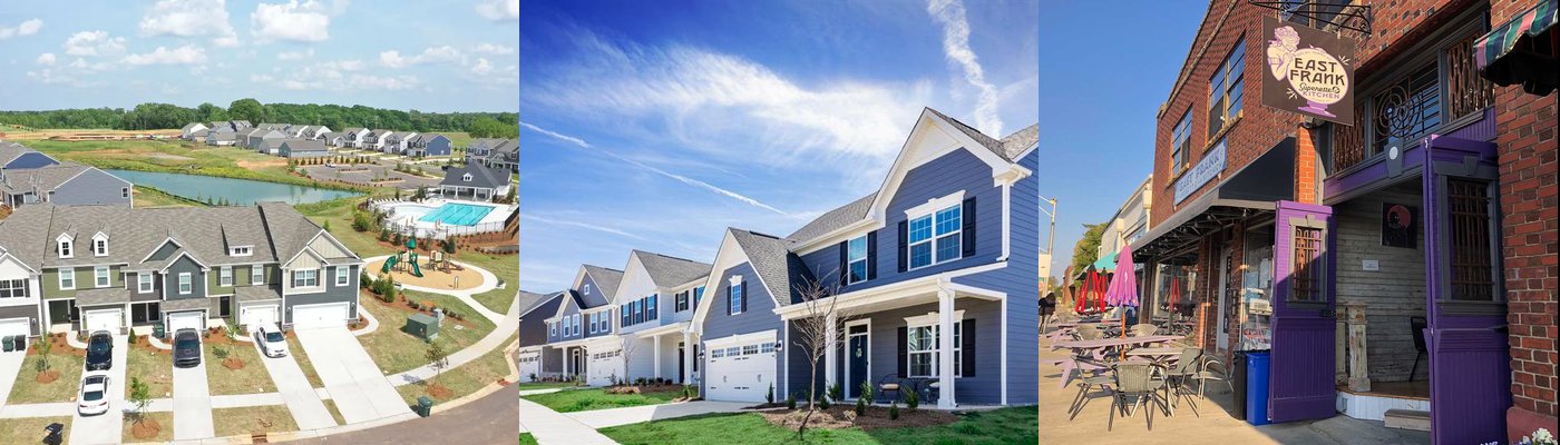 Real photos of Weddington, NC — estate homes, luxury neighborhoods, and scenic landscapes