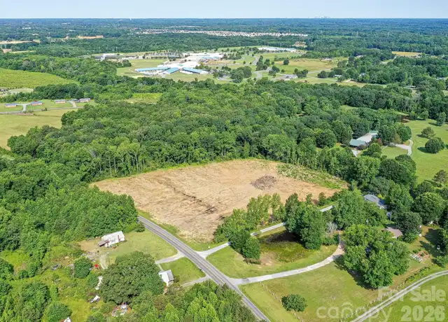 Open farmland and rolling green fields in Union County, NC