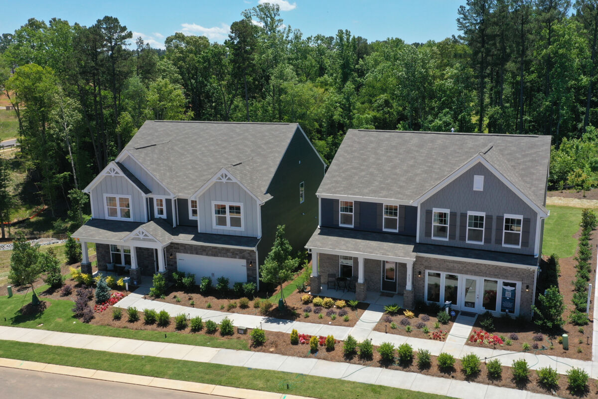 New construction home in Weddington, NC with craftsman details